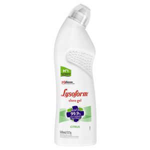 Desinfetante Multiuso Lysoform Poderoso Cloro Gel Frasco 500ml