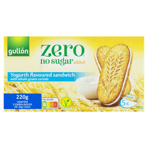 Biscoito Recheio Creme de Iogurte Gullón Diet Nature Pacote 220g