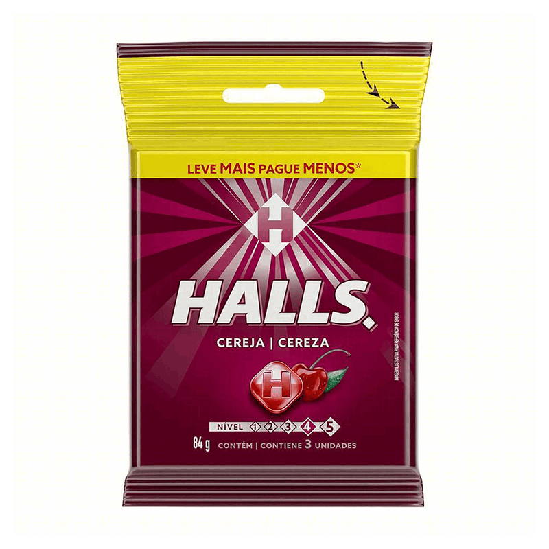 Bala-Cereja-Halls-Pacote-84g-3-Unidades-Leve-Mais-Pague-Menos