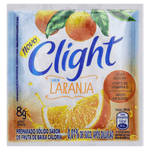 Refresco-em-Po-Laranja-Zero-Acucar-Clight-Pacote-8g