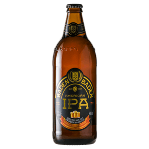 Cerveja American IPA Puro Malte com Maracujá Baden Baden Garrafa 600ml