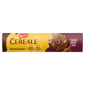 Biscoito Integral Cacau, Aveia e Mel Bauducco Cereale Pacote 170g