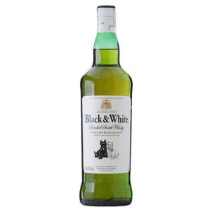 Whisky Escocês Blended Black & White Garrafa 1l