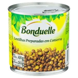 Lentilha em Conserva Bonduelle Lata 265g