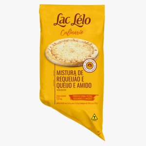 Mistura de Requeijão com Queijo e Amido Uso Culinário Lac Lélo Bisnaga 1,5kg