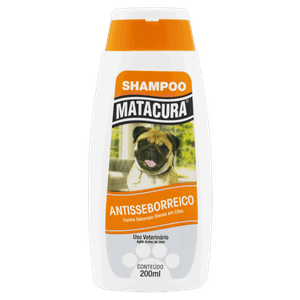 Shampoo para Cães Antisseborreico Matacura Frasco 200ml