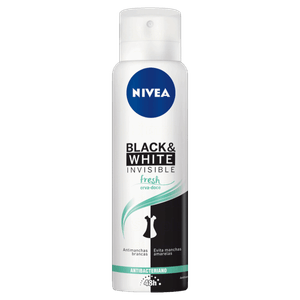 Antitranspirante Aerossol Fresh Erva-Doce Nivea Invisible for Black & White 150ml