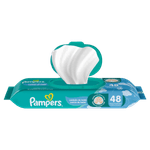 Lenco-Umedecido-Infantil-Fresh-Clean-Suave-Pampers-Pacote-48-Unidades