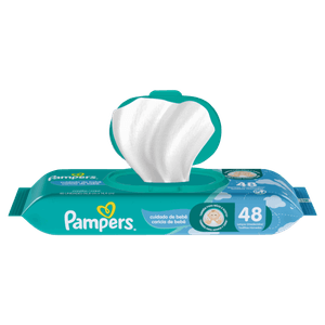 Lenço Umedecido Infantil Fresh Clean Suave Pampers Pacote 48 Unidades