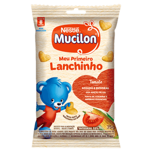 Biscoito Tomate Mucilon Meu Primeiro Lanchinho Pacote 35g