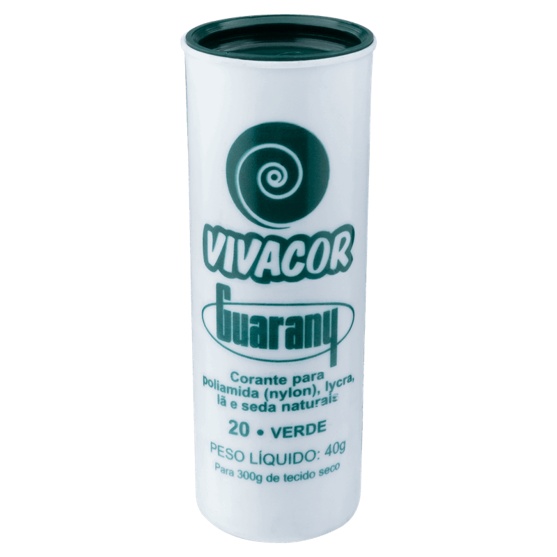 Corante-de-Tecido-Verde-Guarany-Vivacor-Tubo-40g