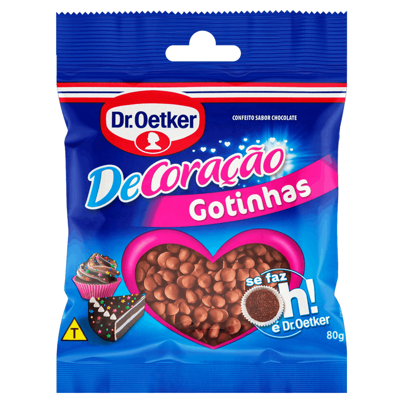 Confeito-Gotinhas-Chocolate-Dr--Oetker-DeCoracao-Pacote-80g