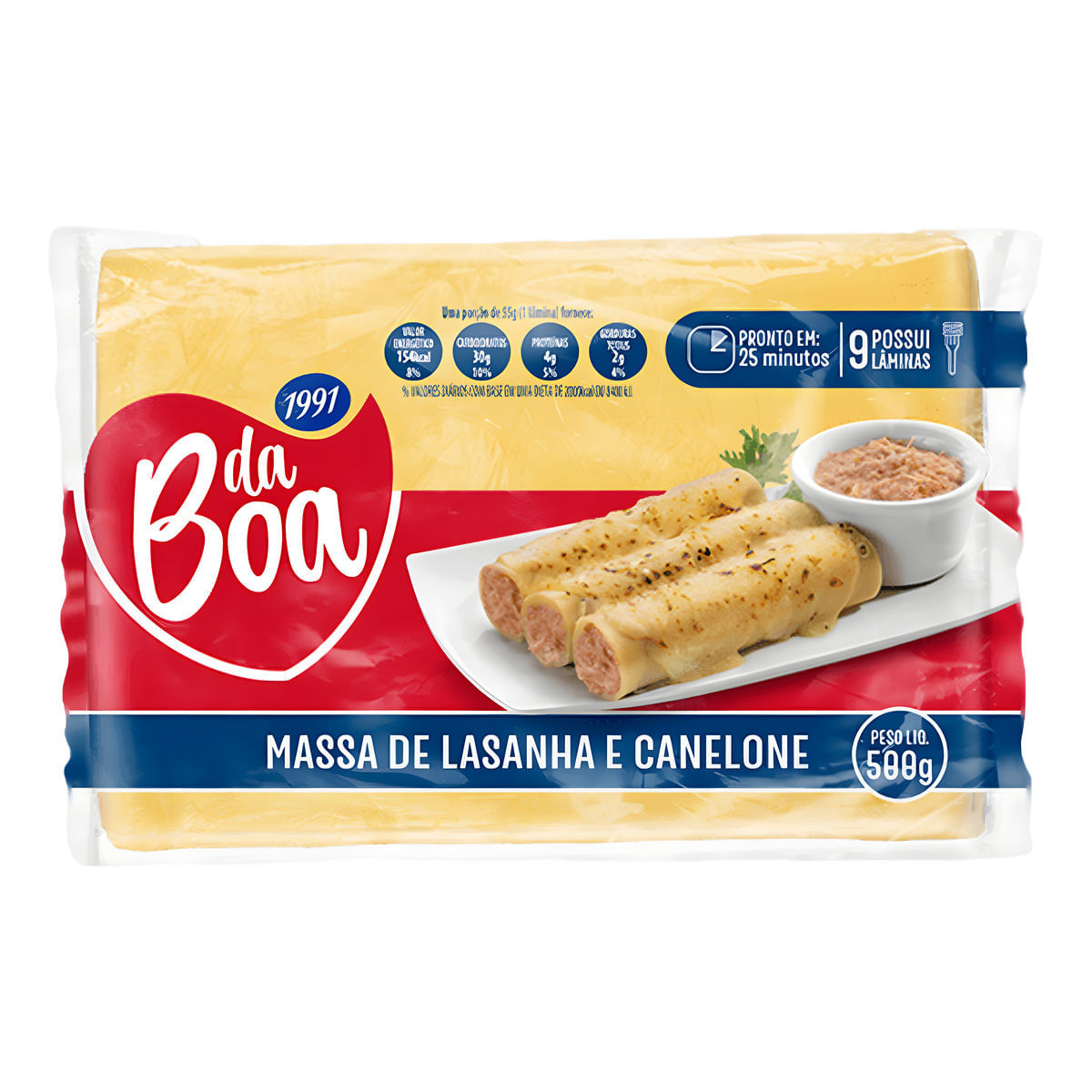 Massa Lasanha & Canelone DaBoa Pacote 500g