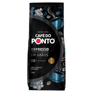 Café Torrado em Grãos Espresso Café do Ponto Pacote 1kg