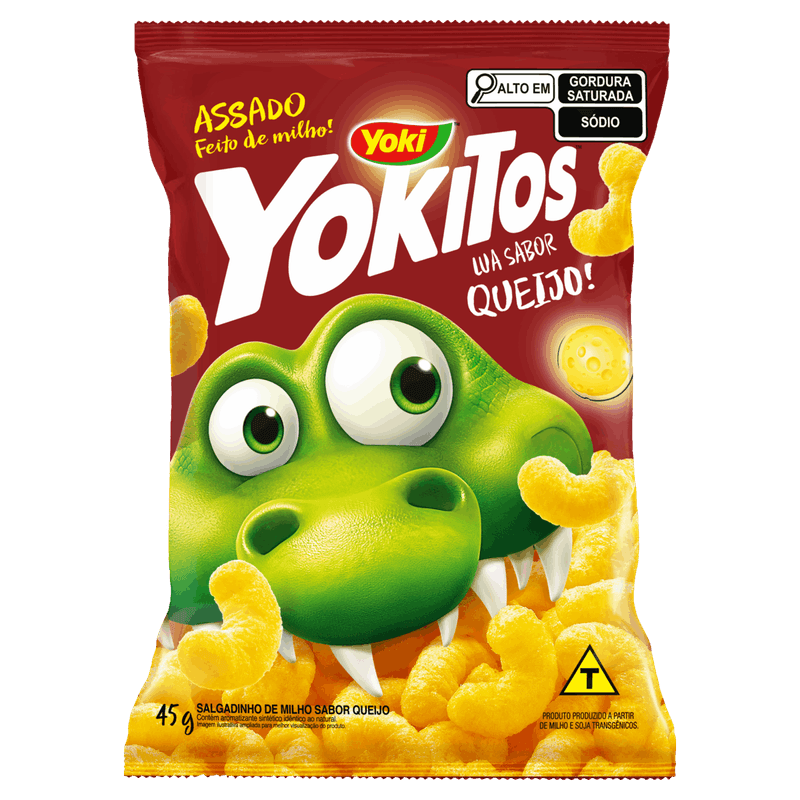 Salgadinho-de-Milho-Queijo-Lua-Yoki-Yokitos-Pacote-45g