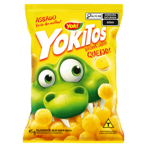 Salgadinho de Milho Queijo Bolinha Yoki Yokitos Pacote 45g