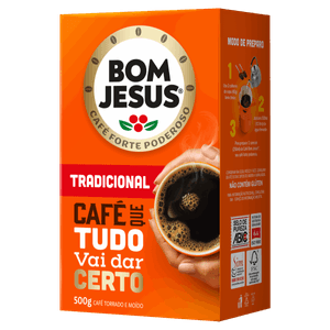 Café Torrado e Moído Tradicional Bom Jesus Caixa 500g