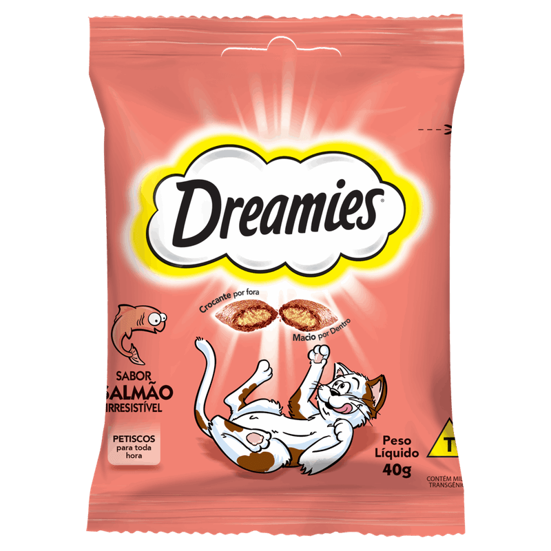 Petisco-para-Gatos-Salmao-Dreamies-Pacote-40g