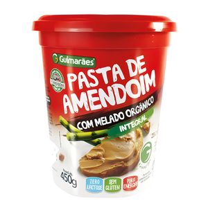 Pasta de Amendoim com Melado Orgânico Guimarães Pote 450g