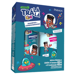 Kit Shampoo + Condicionador Trá Lá Lá Nutrikids 480ml Cada