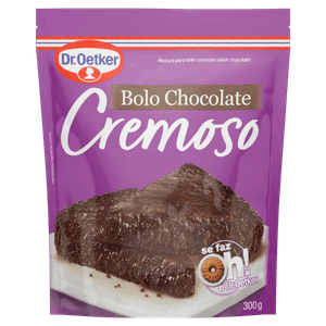 Mistura para Bolo Cremoso Chocolate Dr. Oetker Sachê 300g