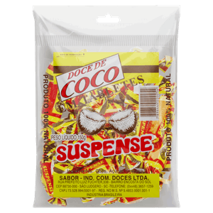 Bala de Coco Suspense Pacote 150g