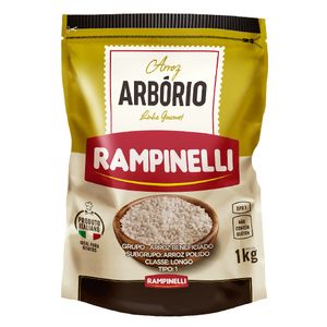 Arroz Arbório Rampinelli Pacote 1kg