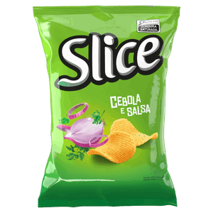 Batata Frita Ondulada Cebola e Salsa Slice Pacote 90g