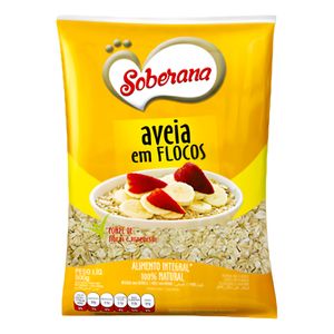 Aveia em Flocos Soberana Pacote 500g