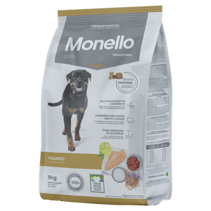 Alimento para Cães Adultos Tradicional Monello Pacote 1kg