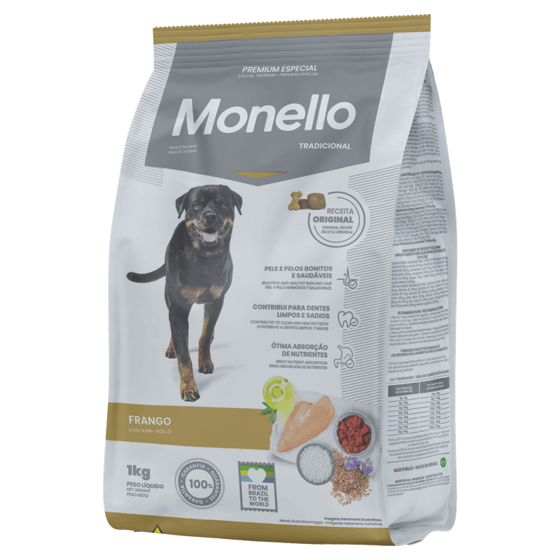 Alimento-para-Caes-Adultos-Tradicional-Monello-Pacote-1kg