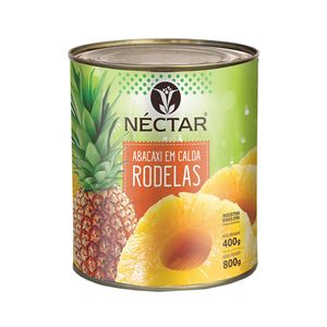 Abacaxi em Calda Pedaços Néctar Lata 400g