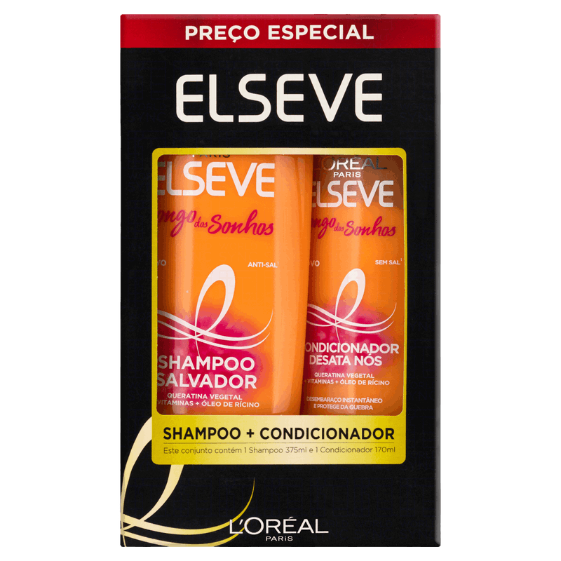 Kit-Shampoo-375ml---Condicionador-170ml-L-oreal-Paris-Elseve-Longo-dos-Sonhos