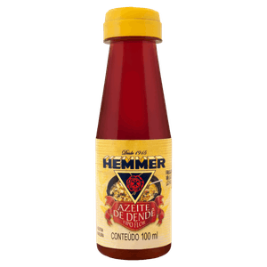 Azeite de Dendê Flor Hemmer Frasco 100ml