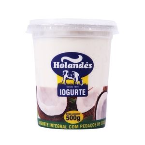 Iogurte Integral Coco Holandês Pote 500g