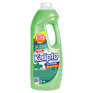 Desinfetante Bactericida Herbal Kalipto Frasco 2l Grátis 100ml