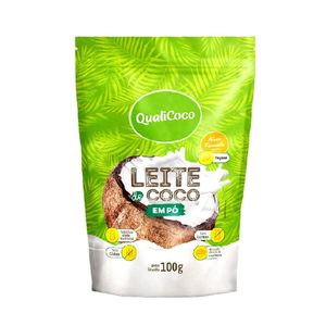 Leite de Coco em Pó Zero Lactose Qualicoco Pouch 100g