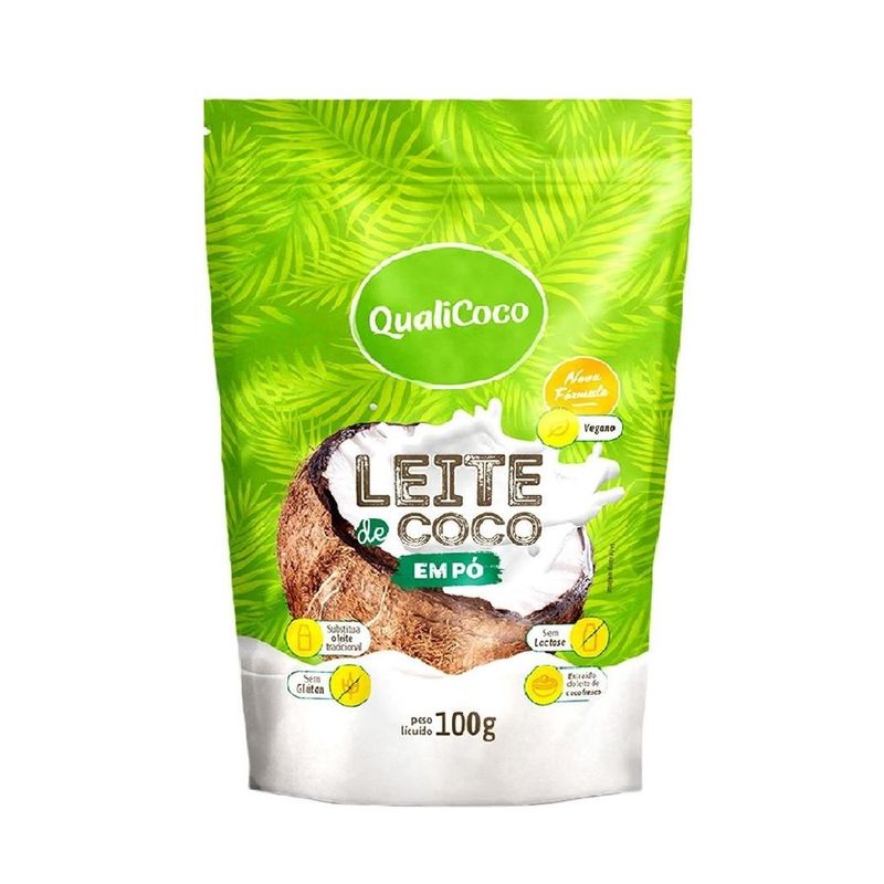 Leite-de-Coco-em-Po-Zero-Lactose-Qualicoco-Pouch-100g