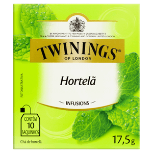 Chá Hortelã Twinings Infusions Caixa 17,5g 10 Unidades