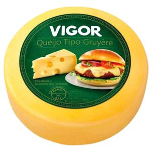 Queijo Gruyère Vigor Inteiro Kg