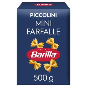 Macarrão de Sêmola de Trigo Duro Mini Farfalle Barilla Piccolini Caixa 500g