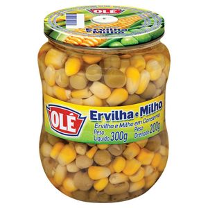 Ervilha e Milho Verde em Conserva Olé Vidro 200g