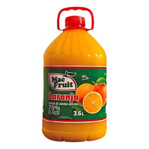 Refresco de Laranja Adoçado Mac Fruit Galão 3,6l