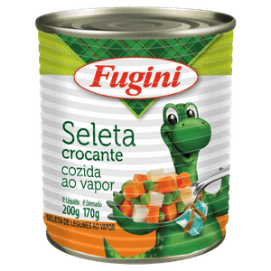 Seleta de Legumes em Conserva Cozida No Vapor Crocante Fugini Lata 170g