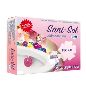 Pedra Sanitária Floral Sani-Sol Caixa 20g