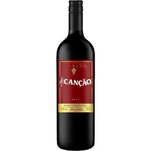 Vinho Brasileiro Tinto Seco Canção Serra Gaúcha Garrafa 750ml