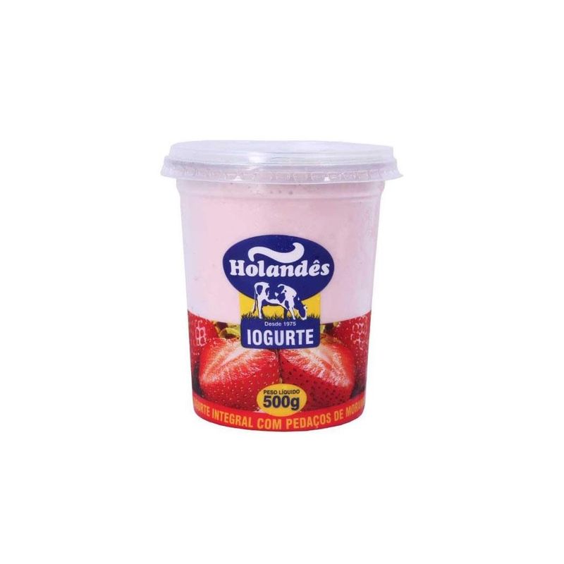 Iogurte-Integral-Morango-Holandes-Pote-500g