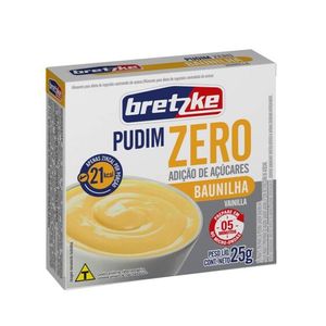 Pó para Pudim Baunilha Zero Açúcar Bretzke Caixa 25g