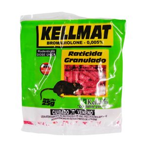 Raticida Granulado Kellmat Pacote 25g