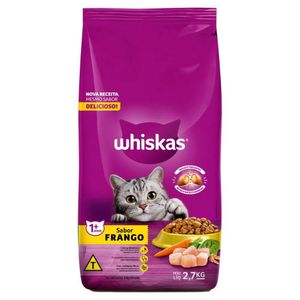 Ração Whiskas Adulto Frango pe 2,7kg